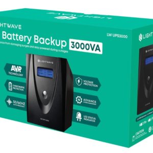 ONDULEUR LIGHTWAVE UPS 3000VA 2P