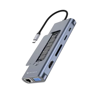 DOCKING STATION LIGHTWAVE M2/NVME 9 EN 1